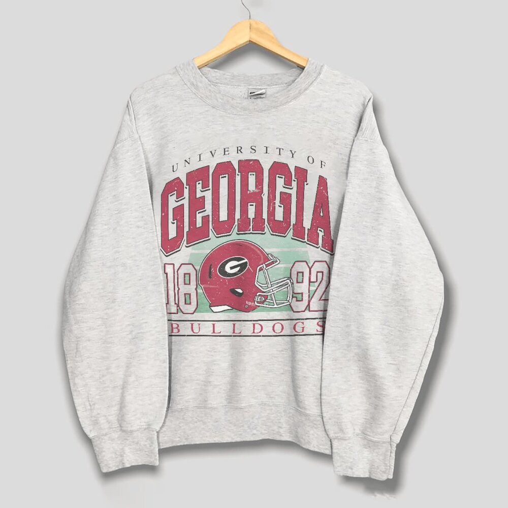 Vintage Georgia Bulldogs Football Sweatshirt, Retro University of Georgia Shirt